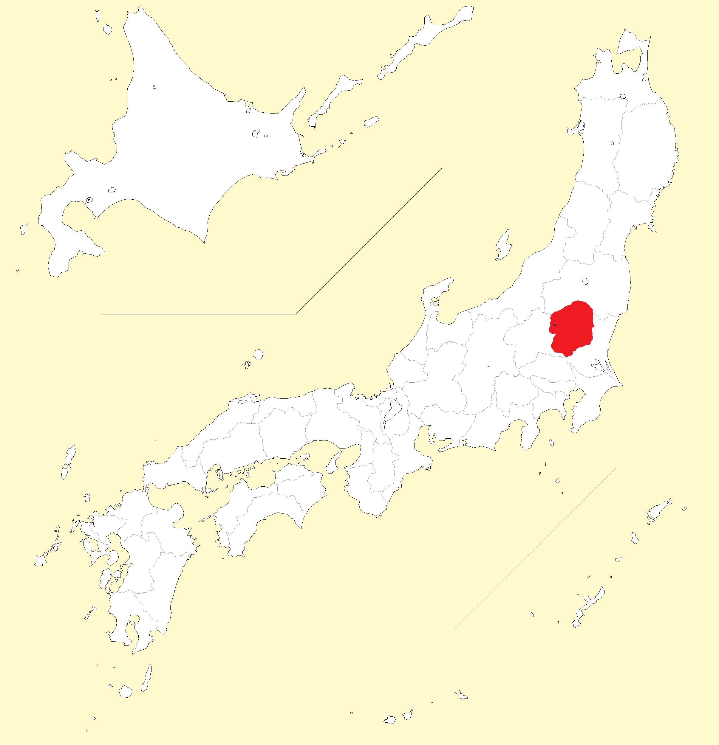 ニホンイノシシ分布